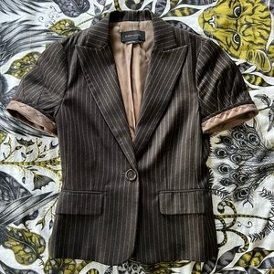 Short Sleeve Suit Top BCBG